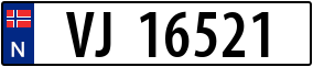 Truck License Plate